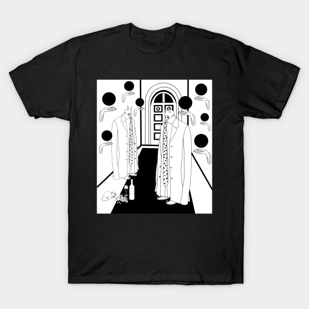 Hallway T-Shirt by motelgemini